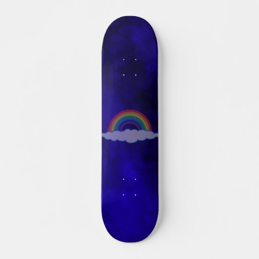 Donkere Rainbow Custom Signature Pro Slider Board Skateboard (Voorkant)