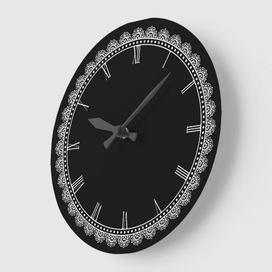 Donkere rand grote klok (Hoek)