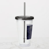 Donkere Rand Grunge Acryl Drinkbeker (Rechts)