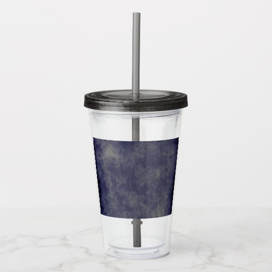 Donkere Rand Grunge Acryl Drinkbeker (Voorkant)