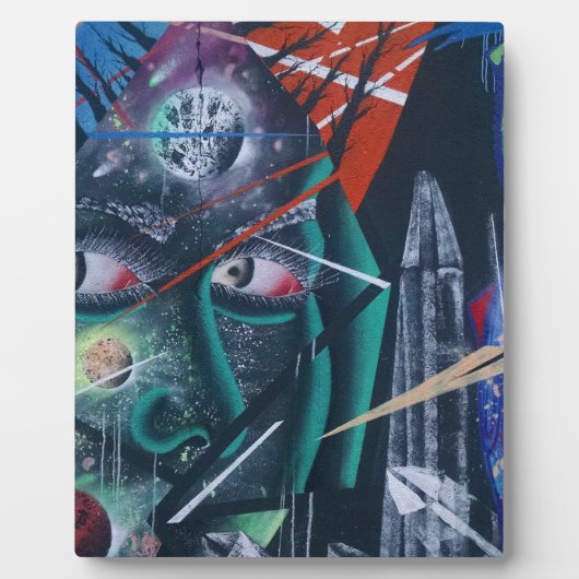 Donkere Rave Graffiti Fotoplaat (Voorkant)