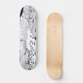 donkere regen persoonlijk skateboard (Voorkant)