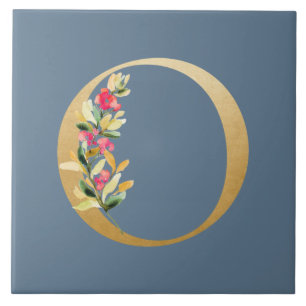 Donkere regenachtige achtergrond voor de golden O Tegeltje