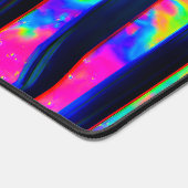 Donkere Regenboog Glitch Bars Bureaumat (Hoek)