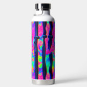 Donkere Regenboog Glitch Bars Waterfles (Rechts)