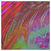 Donkere regenboog Psychedelic Abstract ontwerp Stof (Swatch)