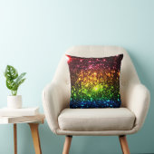 Donkere regenboog sterren kussen (Stoel)