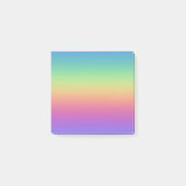 Donkere regenbooggradiënt post-it® notes (Voorkant)