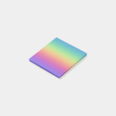 Donkere regenbooggradiënt post-it® notes (Schuin)