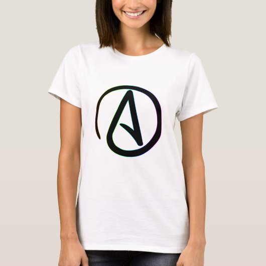 Donkere regenboogkunstenaar t-shirt (Voorkant)