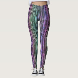 Donkere regenboogpenseelstreken: leggings