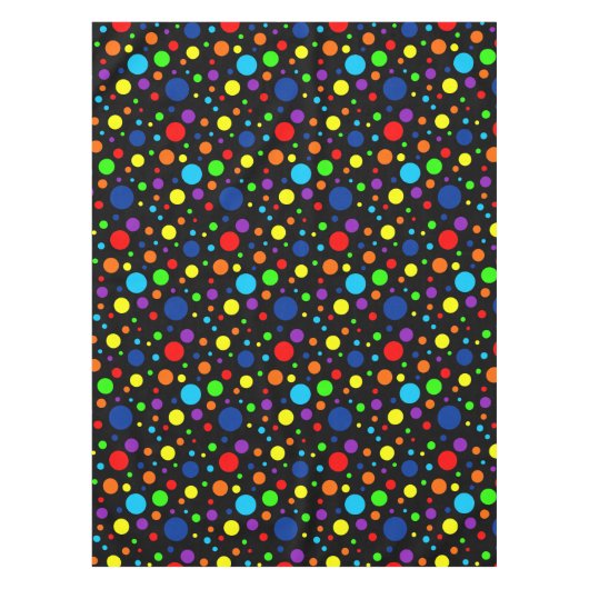 Donkere regenboogspots Tablecloth Tafelkleed (Voorkant)