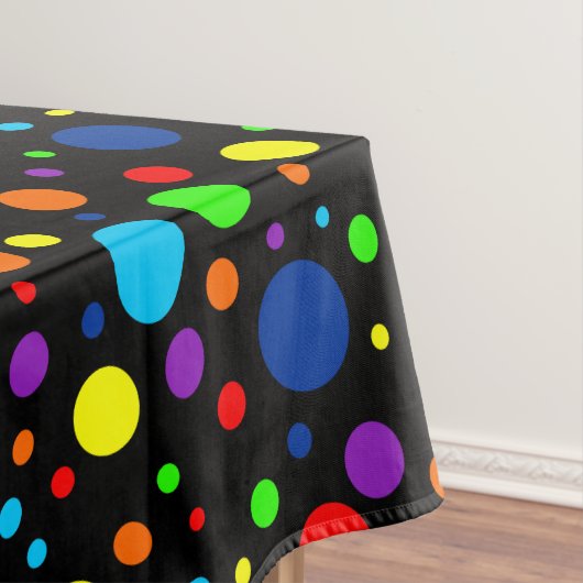 Donkere regenboogspots Tablecloth Tafelkleed (Voorbeeld)