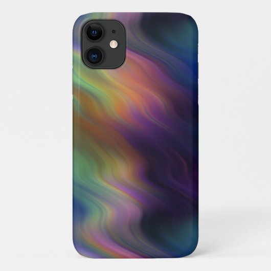 Donkere regenboogstalen Abstracte kleuren Case-Mate iPhone Case (Achterkant)