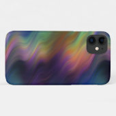 Donkere regenboogstalen Abstracte kleuren Case-Mate iPhone Case (Achterkant (horizontaal))