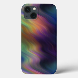 Donkere regenboogstalen Abstracte kleuren Case-Mate iPhone Case