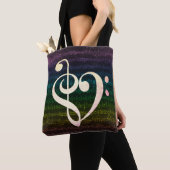 Donkere regenboogTas Tote Bag (Dichtbij)