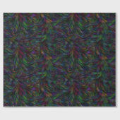 Donkere regenboogvanger cadeaupapier (Vlak)