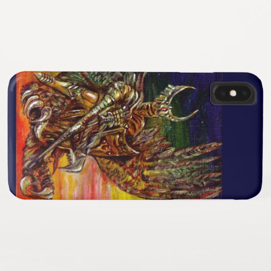 DONKERE RIDDER Case-Mate iPhone CASE (Achterkant (horizontaal))
