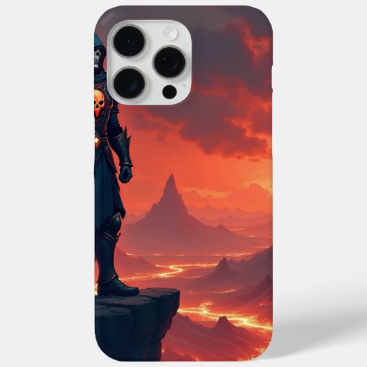 Donkere Ridder van Vlammen Case-Mate iPhone Case (Achterkant)