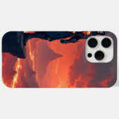 Donkere Ridder van Vlammen Case-Mate iPhone Case (Achterkant (horizontaal))