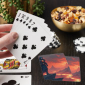 Donkere Ridder van Vlammen Pokerkaarten (Insitu)