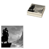 Donkere Ridder van Vlammen Rubberstempel (Gestempeld)