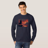 Donkere Ridder van Vlammen T-shirt (Voorkant volledig)