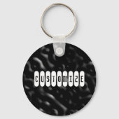 Donkere rimpels - Sjabloon Sleutelhanger (Voorkant)