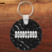 Donkere rimpels - Sjabloon Sleutelhanger (Voorkant)