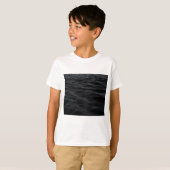 Donkere rimpels (zwart water bij nacht) t-shirt (Voorkant volledig)