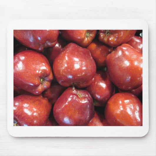 Donkere rode appels muismat (Voorkant)