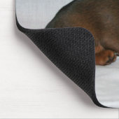 Donkere rode dachshund Puppy Muismat (Hoek)