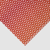 Donkere rode en witte pooldots tissuepapier (Detail)