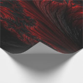 Donkere rode en zwarte golven en behang cadeaupapier (Hoek)