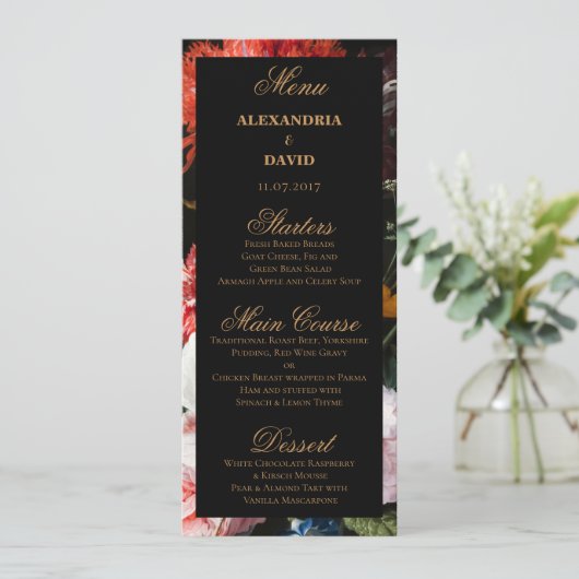 Donkere rode en zwarte Kaart van het Berichten Men (Staand voorkant)