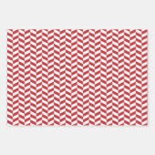 Donkere rode, groene en witte bladpapieren bladen inpakpapier vel (Voorkant)