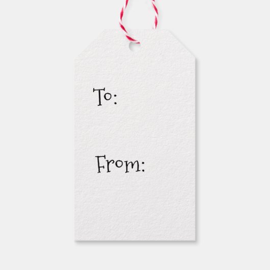 Donkere rode kerstcadeautjes Labels Cadeaulabel (Achterkant)