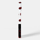 Donkere rode ladybug in glitter sparters Monogram Case-Mate iPhone Case (Achterkant / Rechts)