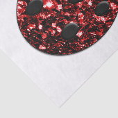 Donkere rode ladybug in glitter tissuepapier (Detail)