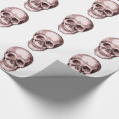 Donkere rode rommel cadeaupapier (Hoek)