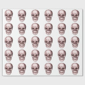 Donkere rode rommel cadeaupapier (Vlak)