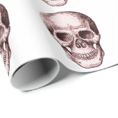 Donkere rode rommel cadeaupapier (Rol Hoek)