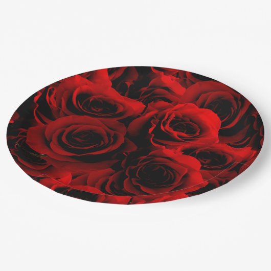 Donkere rode rozen voor je Bord (Gekanteld)