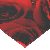 Donkere rode rozen voor jou korte tafelloper (Hoek)