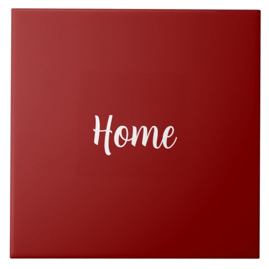 Donkere rode Sjabloon, , Tegeltje (Voorkant)