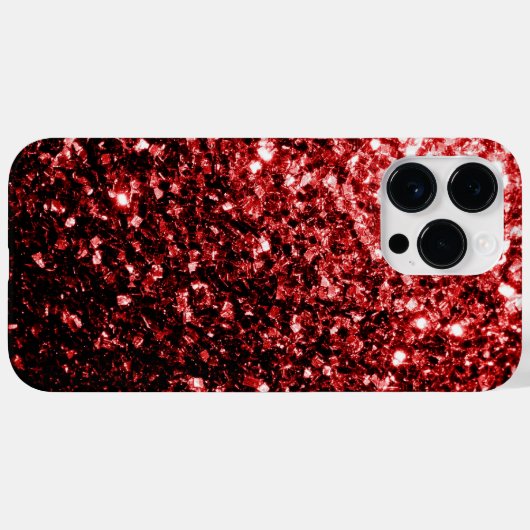 Donkere rode vlek Glitter sparkles Glamor Case-Mate iPhone Case (Achterkant (horizontaal))