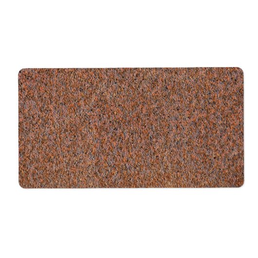 Donkere roest etiket (Voorkant)