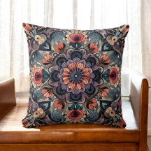 Donkere Romance Boho Waterverf Bloemen Lente Zomer