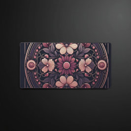 Donkere Romance Bourgogne Art Deco Bloemenzomer Bureaumat